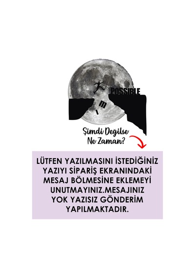 Kişiselleştirilebilir Ledli Işıklı Epoksi Cam Katmanlı Tablo Possible Dolunay Gri - 738183435 Gri