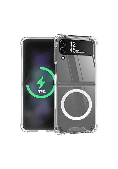 Samsung Galaxy Z Flip 3 Uyumlu Kamera Korumalı Magsafe Wireless Şarj Özellikli Şeffaf Kılıf Şeffaf, Samsung Gala Diğer Samsung Galaxy Z Flip 3 Uyumlu Kamera Korumalı Magsafe Wireless Şarj Özellikli Şeffaf Kılıf Şeffaf, Samsung Gala Diğer