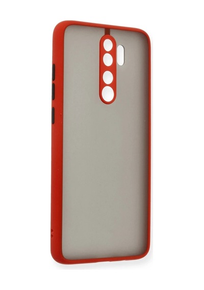 Xiaomi Redmi Note 8 Pro Kılıf Montreal Silikon Kapak - Kırmızı Kirmizi