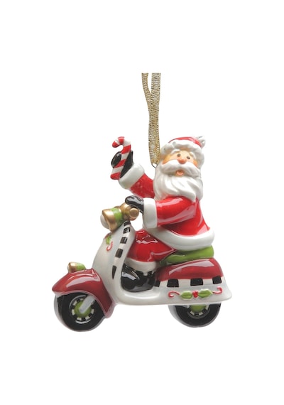 Lexroo Santa Riding Scooter Ornament Standart