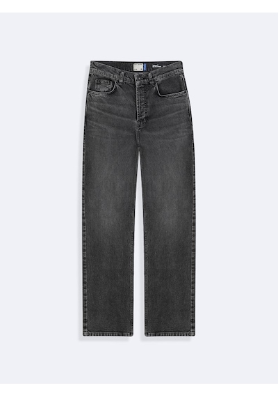LTB Selene B Düz Paça Yüksek Bel Mid Indigo Jean Pantolon Mavi