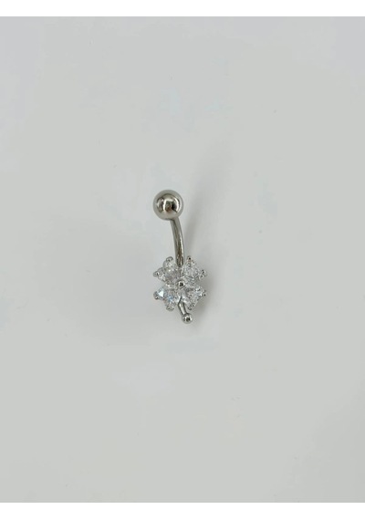 Tedar Çiçek Detaylı Göbek Piercing Najmaddin Standart 77265834