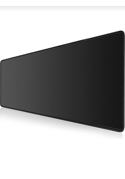 Mousepad Dikişli Kaymaz Gaming Deskpad Xxl Fare Altlığı 90x40 90x40cm Black