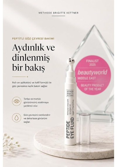 Peptide Eye Fluid 15 Ml Peptitli - Roll-on Göz Çevresi Bakım Serumu