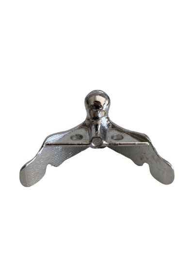 Anka 1.5cm Metal Ayak Çeyiz Ve Hediye Kutusu Mobilya Ayağı 1.5cm Gümüş 4 Adet Gümüş