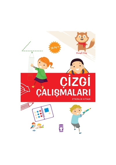 Çizgi Çalışmaları Etkinlik Kitabı 36 Ay