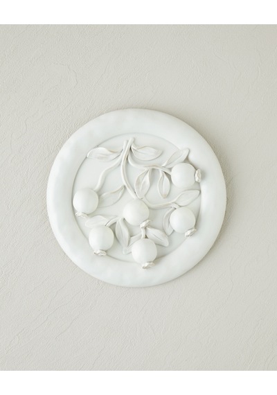 Malinda Polyresin Duvar Aksesuarı 19,6 Cm Bej