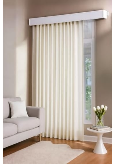 Fabric Design Saten Ekru Güneşlik Yüksek Kaliteli 200 X 250 Diğer