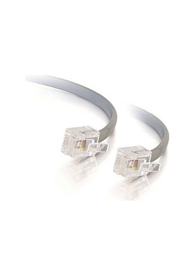 Tel10 10 Metre Telefon, Telefon Hattı Ile Modem Arası Kablo Internet Bağlantısı Için Kullanılan Uçları Takılı Ara Kablo 10 Metre Sku: Zeusb0dp7y31fj
