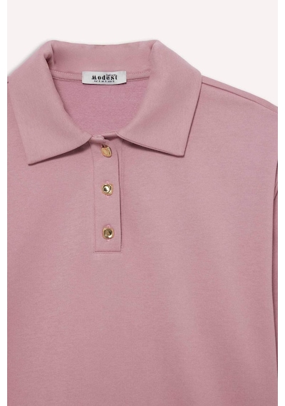 Defacto Regular Fit Polo Yaka İçi Yumuşak Tüylü Kalın Sweatshirt Tunik F3085ax25wnbr277 Bordo-br277 Defacto Regular Fit Polo Yaka İçi Yumuşak Tüylü Kalın Sweatshirt Tunik F3085ax25wnbr277 Bordo-br277