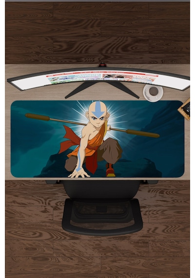 Avatar Son Hava Bükücü Dikişli Kauçuk Oyuncu Mousepad V5 - 90x40 Xxl Gaming Mouse Pad