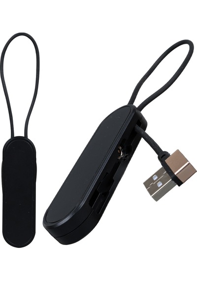 Powermaster Pm-25906 Siyah 3in1 Type C- Lightning- Micro Usb Manyetik Uç Taşınabilir Şarj Kablosu 1 Adet