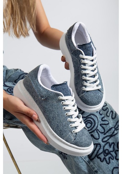 Erceka Günlük Sneaker Kadın Spor Ayakkabı Bağcıklı Beyaz-siyah-mavi-gümüş-gold-sarı Koyu Mavi Kot Erceka Günlük Sneaker Kadın Spor Ayakkabı Bağcıklı Beyaz-siyah-mavi-gümüş-gold-sarı Koyu Mavi Kot