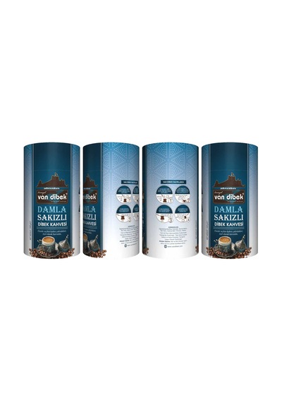 Damla Sakızlı Van Dibek Kahvesi Silindir Kutu 500 Gr. Geleneksel