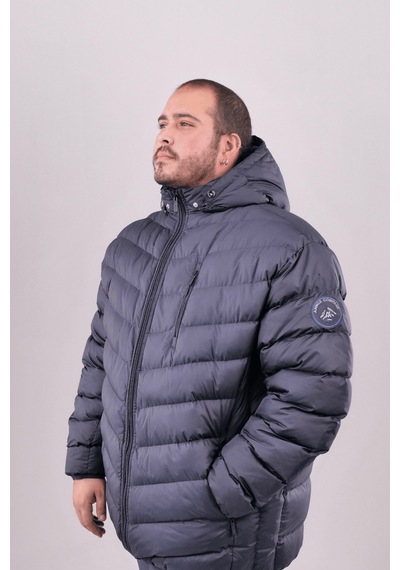 Büyük Beden Erkek 7xl-10xl Kapüşonlu Elyaf Dolgulu Astarlı Fermuarlı Kapitone Şişme Mont Annex Lacivert Büyük Beden Erkek 7xl-10xl Kapüşonlu Elyaf Dolgulu Astarlı Fermuarlı Kapitone Şişme Mont Annex Lacivert