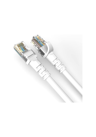 20 Metre Cat6 Network-ağ-ethernet Kablosu Beyaz Standart