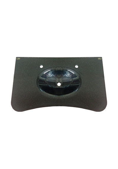Oscar KO20 Kuaför Cam Lavabo Siyah 12 MM 100 x 56 CM