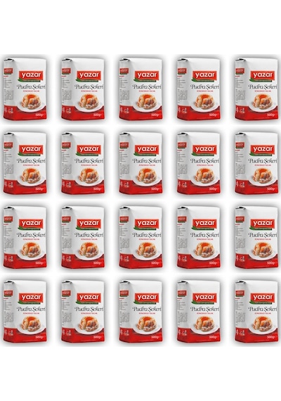 Yazar Pudra Şekeri 20 x 500 G
