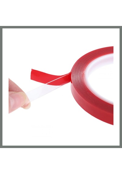 Bezos Çift Taraflı Şeffaf Akrilik Silikon Bant 20mm X 10 Metre Mmbz