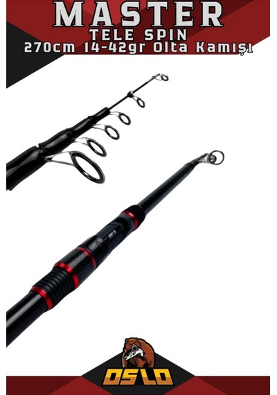 3000 270cm 14-42gr Master Tele Rapala Maket Balık Spin Olta Takımı Seti 60057953