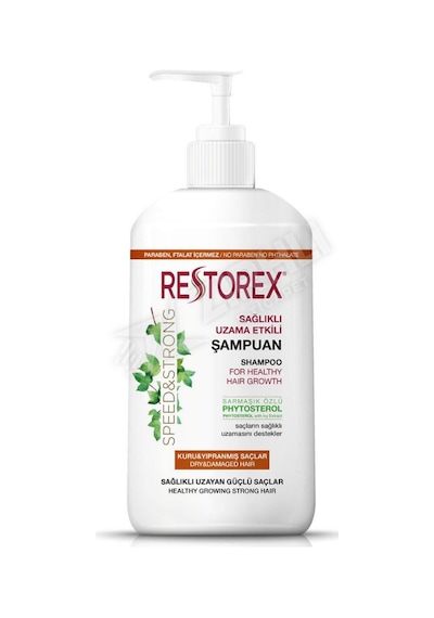 2 Adet Restorex Şampuan 1000 Ml Kuru Ve Yıpranmış