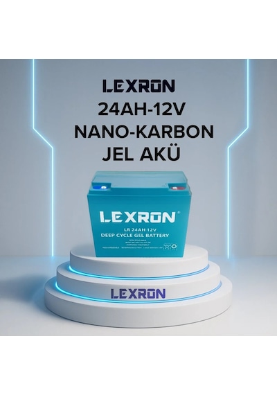 Lexron 24ah 12v Nano-karbon Jel Akü