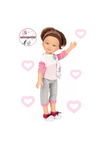 Büyük Boy Et Bebek 35cm Mina Kolej Bebek Gerçekçi Aksesuarlı Model Bebek 35cm