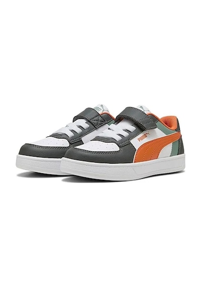 Puma 394462 13 Caven 2.0 Block Ac+ Ps K.yeşil-beyaz-turuncu Çocuk Çok  Renkli