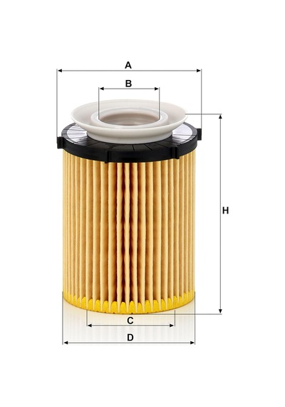 Mann Filter Hu 711/6 Z Yağ Filtresi Mercedes-benz
