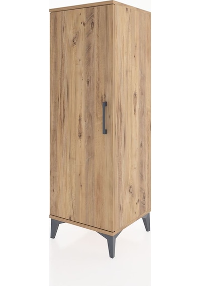 Hyperion Dolap Tek Kapaklı Tek Askılı 44x44x134 Çam-çam Çam