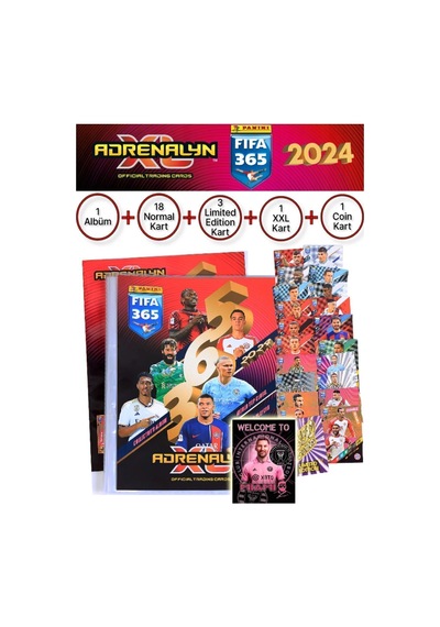 Adrenalyn Fifa 365 - 2024 Sezonu Tcg Mega Başlangıç Paketi Futbolcu Kartları Albümü