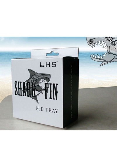 Shark Fin Köpekbalığı Buz Kalıbı Buzdolabı Parti Kadeh Buzluk Çok Renkli