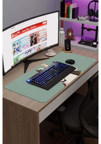 Spy Family Anime V3 - 90x40 Xxl Gaming Kauçuk Kaymaz Taban Mouse Pad Fare Altlığı