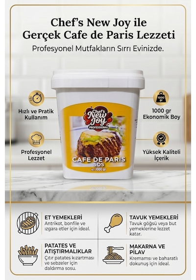 Cafe De Paris Sos 1000 G X 8 Adet - 1 Koli Koli Bazlı Avantaj Paketi