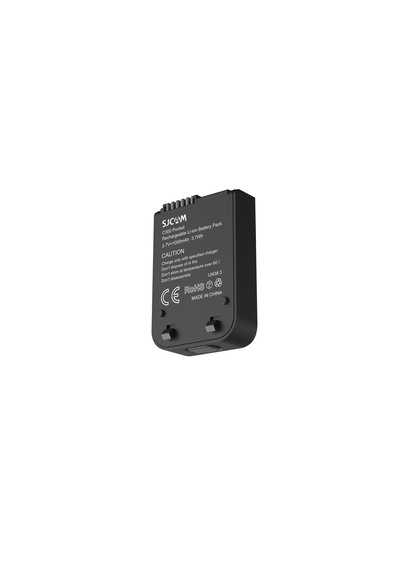 Sjcam C300 & C300 Pocket 1000mah Şarj Edilebilir Batarya Siyah