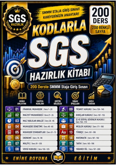 Kodlarla Sgs Hazırlık Kitabı 200 Derste Smmm Staja Giriş Sınavı