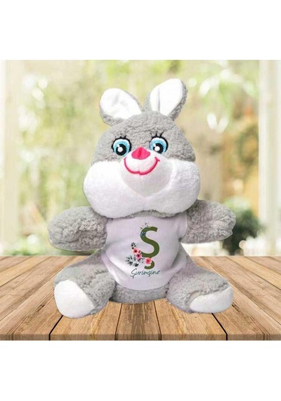 Kişiye Özel Baskılı Peluş Tavşan