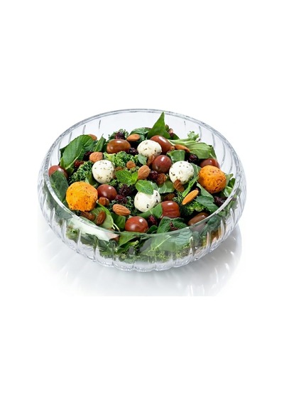El Yapımı Büyük Boy Cam Salata Kasesi -%100 Üfleme Cam Sanatı Dekoratif Çerezlik Ve Meyvelik - 24 Cm Diğer
