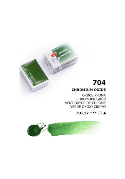 St. Petersburg White Nights Tam Tablet Sulu Boya 704 Oxide Of Chromium Çok Renkli