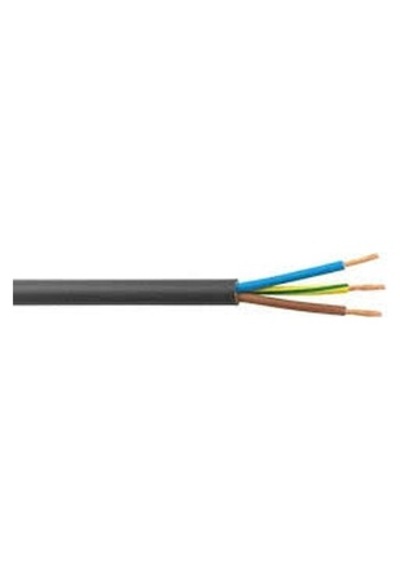 Cmk Cable 3X1,5 Ttr Siyah Çok Telli Kablo Tam Kesit %100 Bakır
