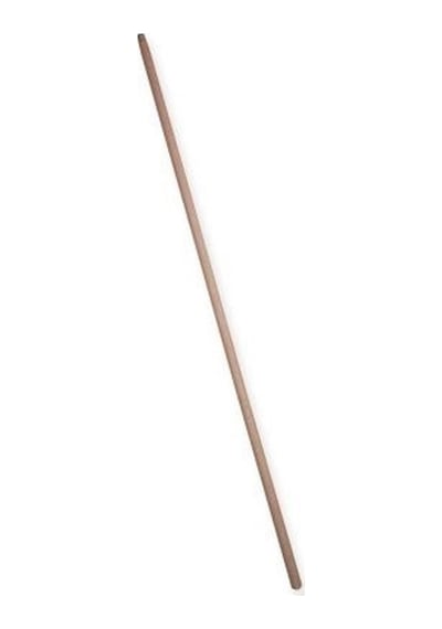 Ahşap Gürgen Fırça Paspas Sapı 120 Cm Açık Bej