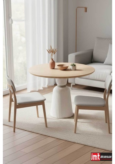 Kapadokpa 72 Cm Yemek Masası, Ofis Ve Toplantı Masası Ayağı Beyaz Beyaz