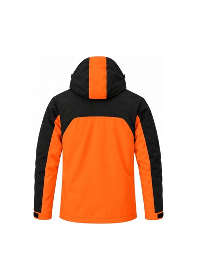 Ghassy Co. Ski Pro Series Kayak İçi Polarlı Rüzgar Geçirmez Su İtici Outdoor Softshell Mont Turuncu