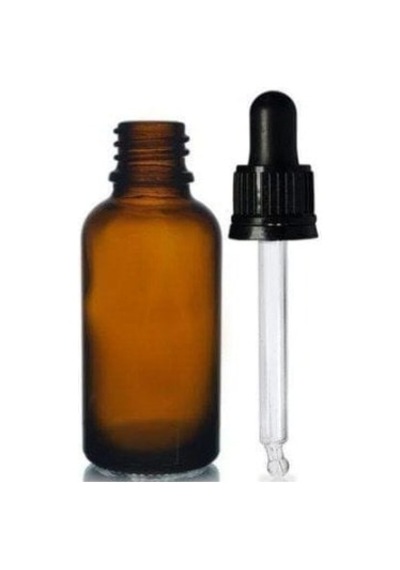 Amber Renkli Damlalıklı Cam Şişe 100 Ml 90 Adet