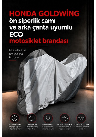 Honda Goldwing Modelleriyle Uyumlu Eco Motosiklet Brandası