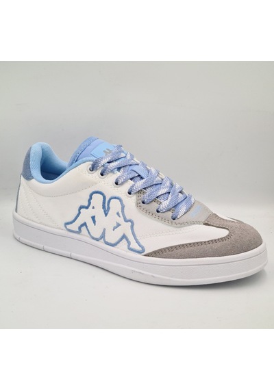 Kappa Santiago Beyaz Mavi Unisex Sneaker Spor Ayakkabı Beyaz - Mavi