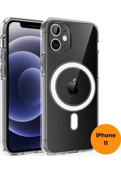 Teknoway Apple, Uyumlu iPhone 11 Magshield Kılıf Şeffaf