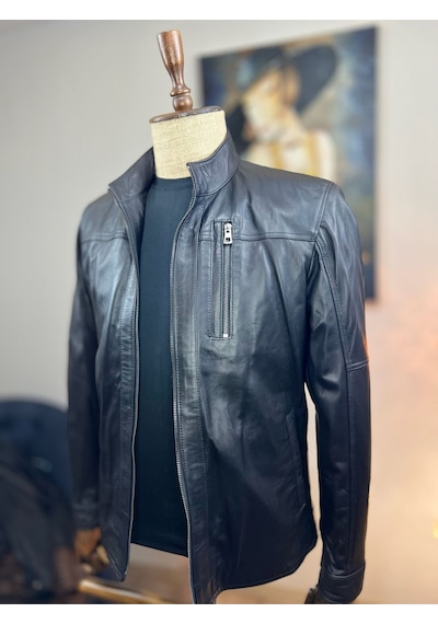Always Leather Usta İşi Özel Dikim %100 Hakiki Deri 1803340025 Siyah