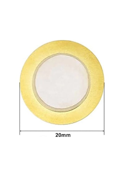 20mm Piezo Disk Ses Üretici Oyuncak Alarm Acil Tehlike Uyarı Kapı Zil Oyun Ton Şarkı Kısa Devre Buto