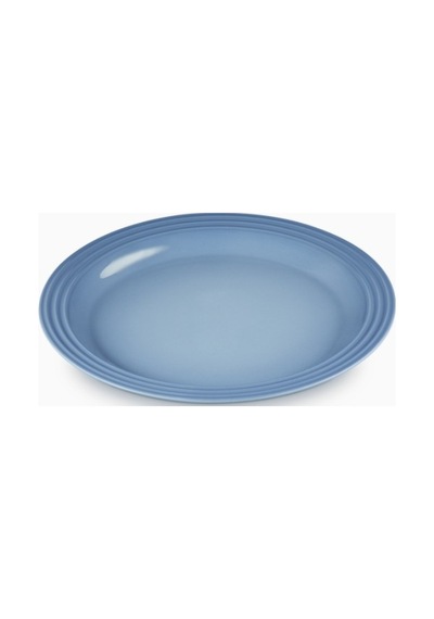 Le Creuset Klasik Dayanıklı Tasarım Seramik Yemek Tabağı 27 Cm Açık Mavi